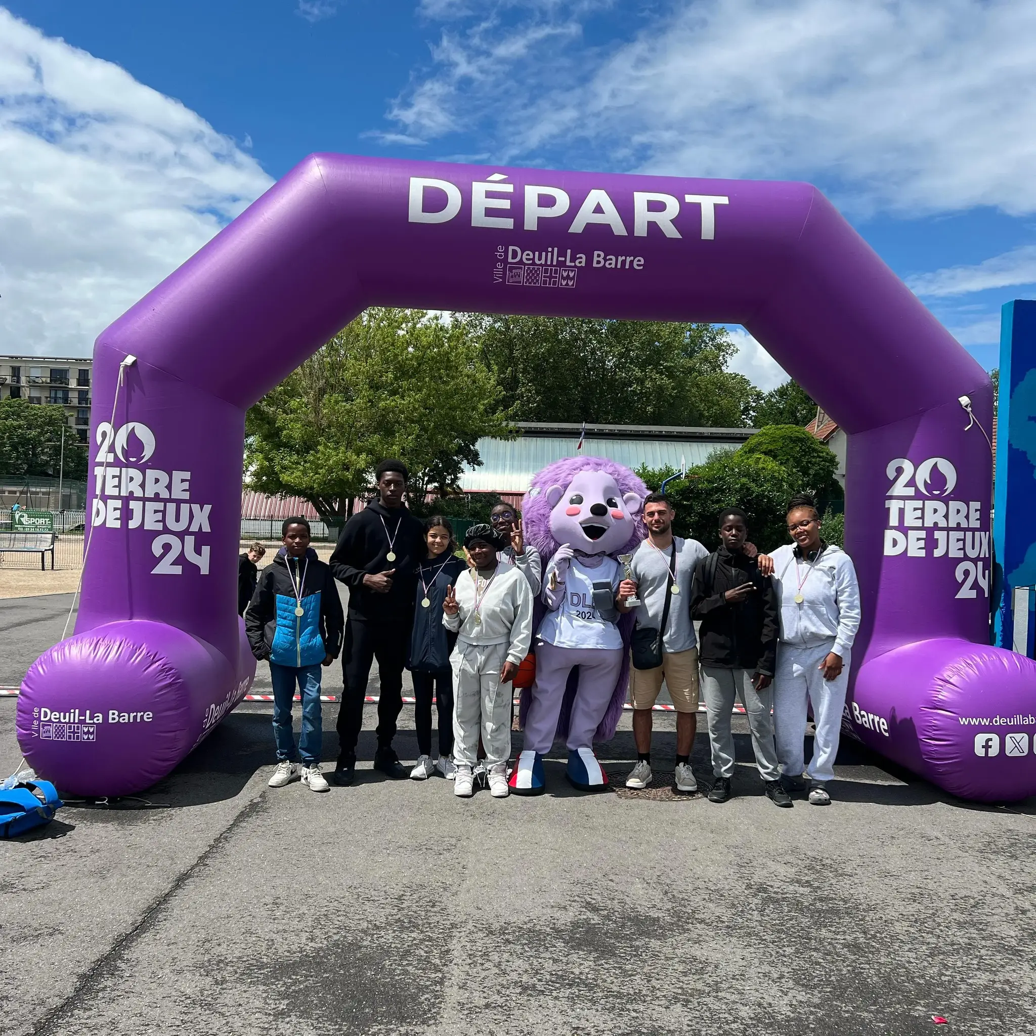 arche gonflable avec peid stabilisateur deuil la barre